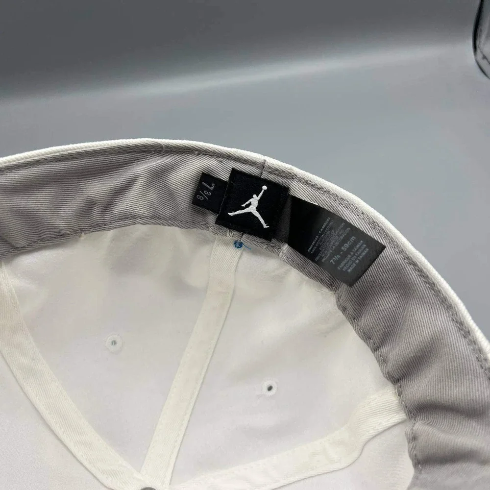 Air Jordan 23 Hat Men 7‎ 3/8 White Embroidered Jumpman Fitted Cap